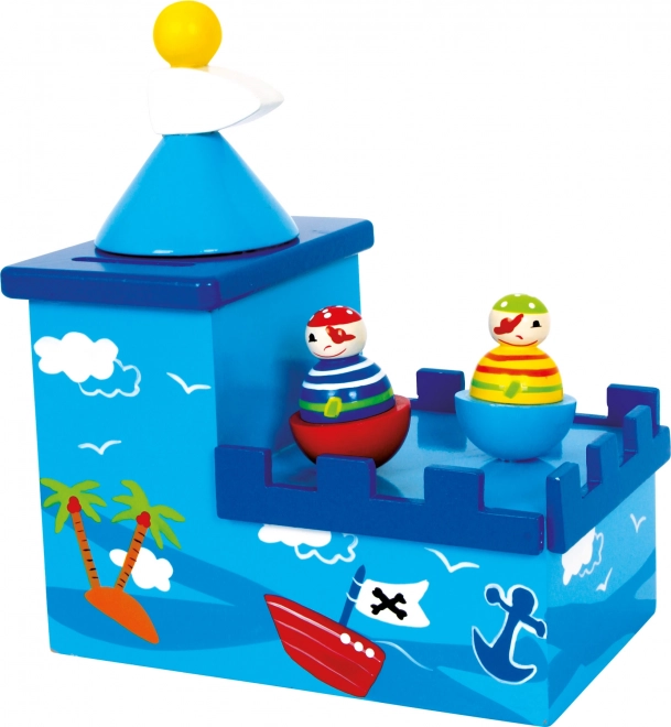 Tirelire musicale en bois Small Foot Olli et Bolli