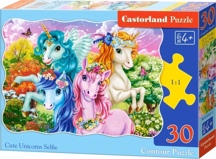 Puzzle Castorland Licornes 30 pièces