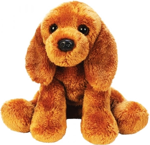 Chien teckel en peluche