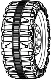 Roue avant JAMARA pour véhicule électrique pour enfants Bufalo 12 V