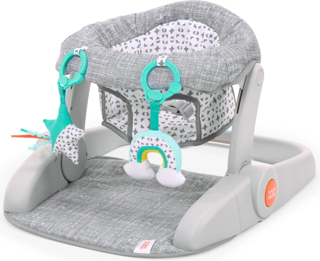 Bright Starts siège d'apprentissage avec jouets Learn-to-Sit Grey