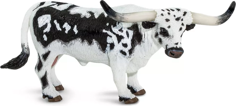 Figurine de vache Texas Longhorn Safari Ltd.