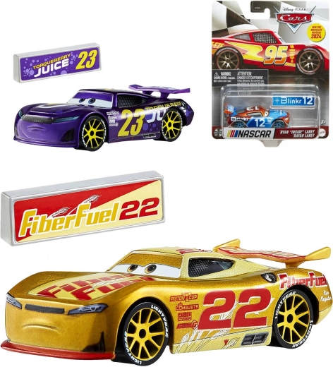 Petite voiture métallique Mattel Disney Pixar Cars NASCAR 1:55 - 1 pièce