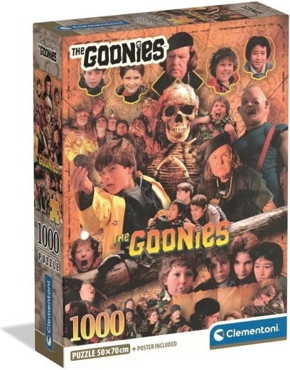 Puzzle CLEMENTONI Films cultes : Les Goonies 1000 pièces