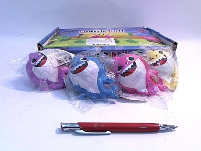 Balle antistress à presser en forme de poisson (12 pcs par boîte)