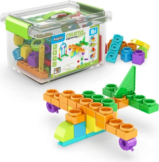Kit de construction Engino Box Junior – 10 modèles pour enfants dès 4 ans