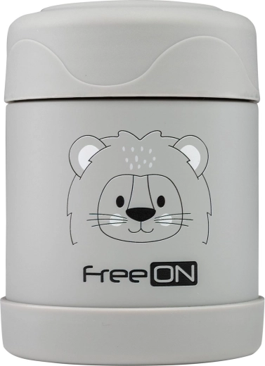 FreeON récipient isotherme en acier inoxydable pour aliments 350 ml – Gris
