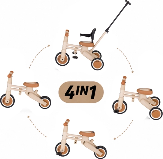 Petite&Mars tricycle multifonction 4-en-1 Drift desert sand
