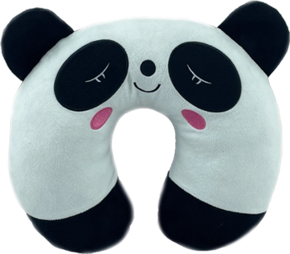 Appui-tête en peluche panda