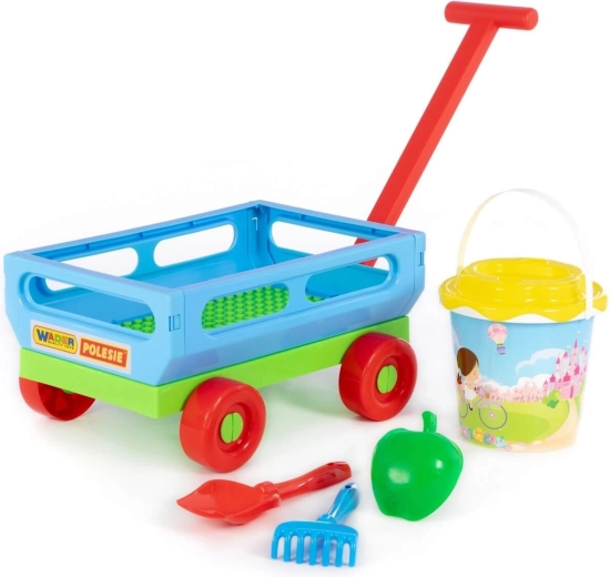 Chariot pour enfants avec set de jeux de sable