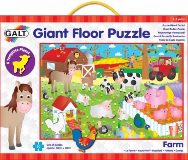 GALT puzzle géant de sol ferme 30 pièces