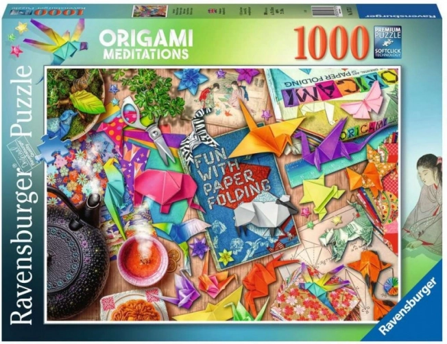 Puzzle Ravensburger Méditation avec Origami 1000 pièces
