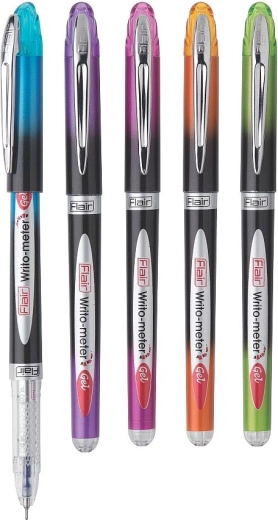 Stylo gel Concorde Writometer, assortiment de couleurs