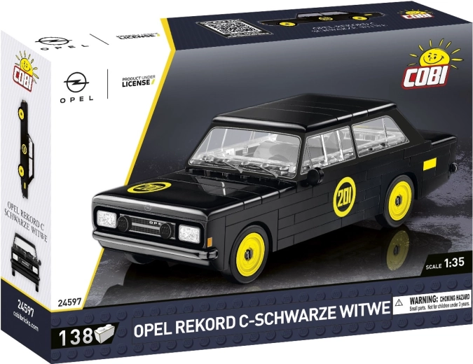 Cobi Opel Rekord C « Schwarze Witwe » (veuve noire) 1:35 – kit de construction de modèle de voiture