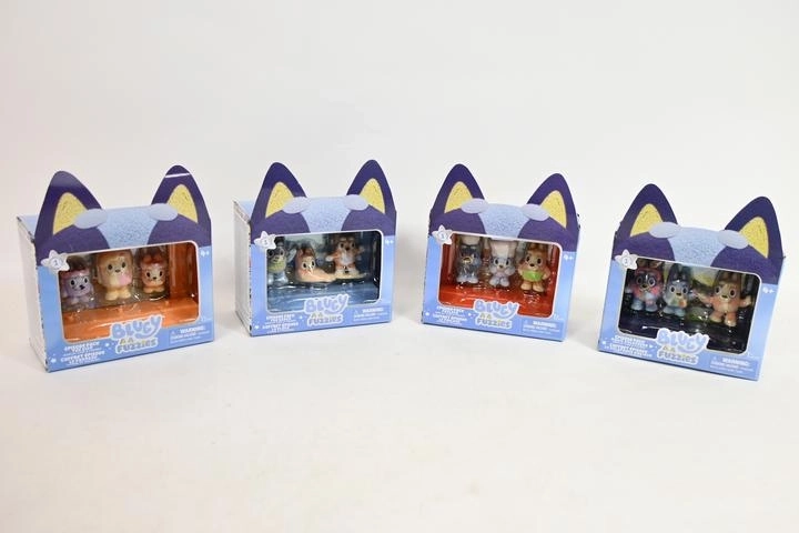 Bluey Fig Fuzzies figurines (pack de 3 pcs)