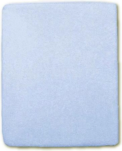 Drap-housse éponge imperméable 120 × 60 bleu clair