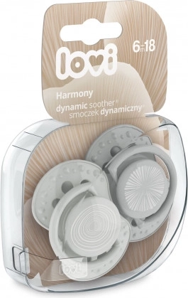 LOVI Tétine dynamique en silicone HARMONY 6-18 mois 2 pcs garçon