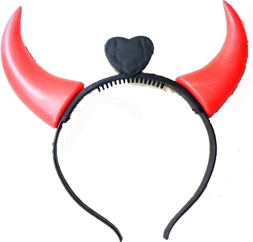 Serre-tête avec cornes lumineuses
