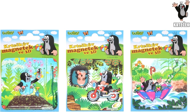 Aimant 3D Krtek en plastique