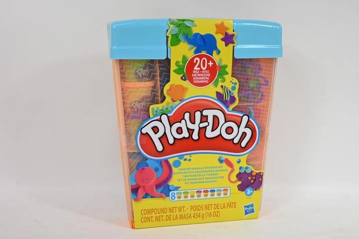 Play-Doh Animaux fantastiques – coffret créatif avec 8 pots de pâte à modeler et accessoires