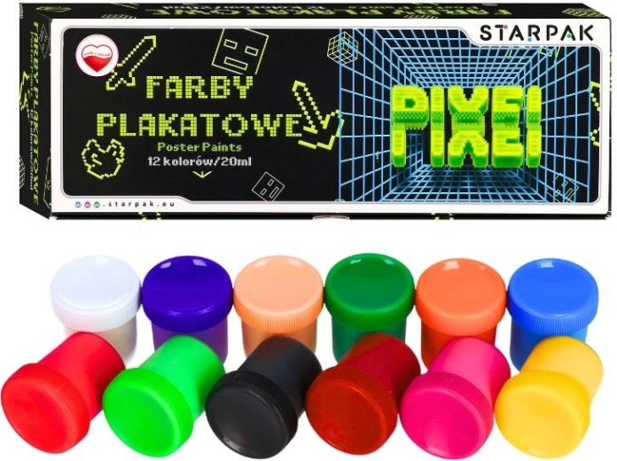 Gouaches Game Pixel – 12 couleurs