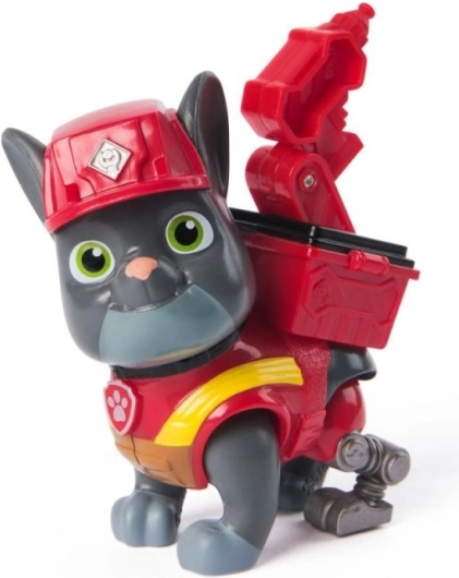 Rubble & Crew figurine Charger – chien constructeur de la Pat’ Patrouille