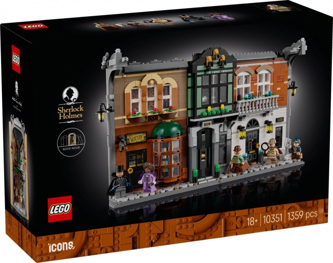 Lego Icons Sherlock Holmes : niche à livres (book nook)
