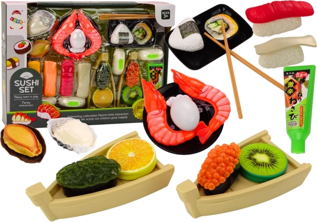Set de jouets Sushi crevettes Accessoires pour enfants 24 pièces.