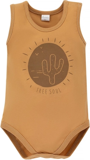 Body bébé Pinokio Free Soul jaune, taille 86