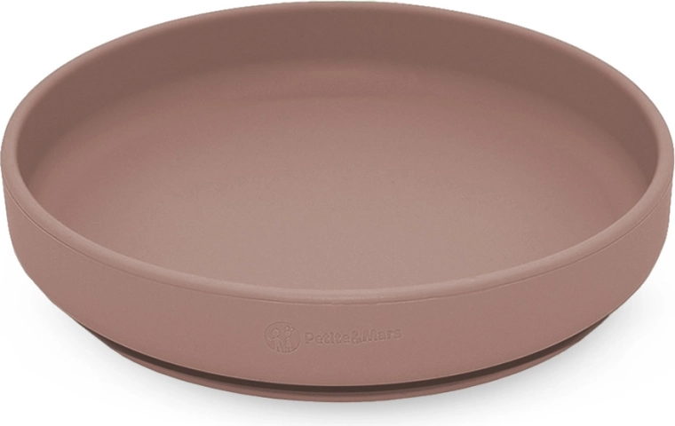 Petite&Mars assiette en silicone avec ventouse Take&Match Velvet Latte 400 ml
