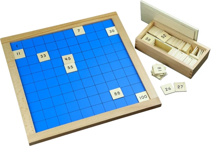 Tableau Montessori de 1 à 100 Moyo