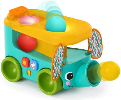Bus Safari Pop & Roll à encastrements avec balles de Bright Starts