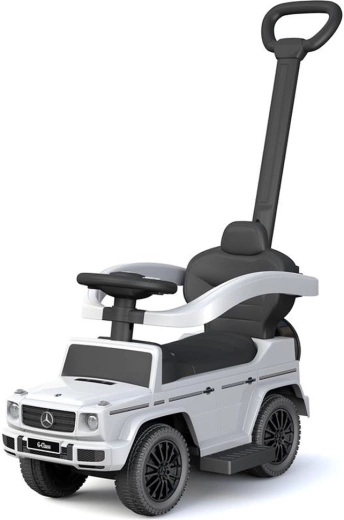Draisienne pour enfants avec tige de guidage MERCEDES-BENZ G-Class Baby Mix blanche