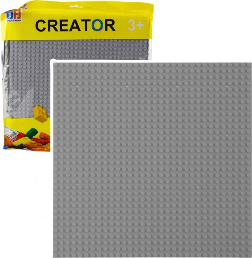 Plaque de construction pour briques, grise 25,5 × 25,5 cm