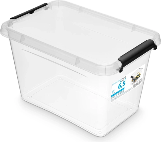 SimpleStore boîte de rangement avec couvercle 6,5 l