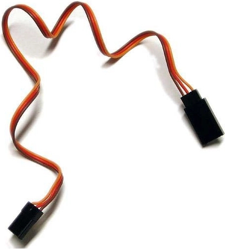 Câble de rallonge pour servo 45 cm JR (plat)