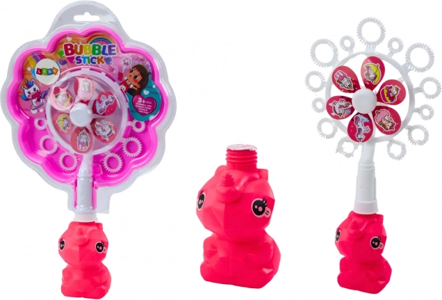 Plateau distributeur de bulles Wind-Up Unicorn Tray Rose