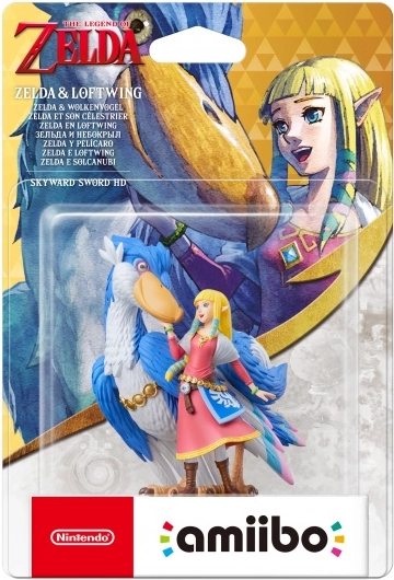 Amiibo Zelda et Loftwing – figurine pour Nintendo