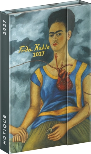 Agenda hebdomadaire magnétique Notique Frida Kahlo 2027, 11 × 16 cm