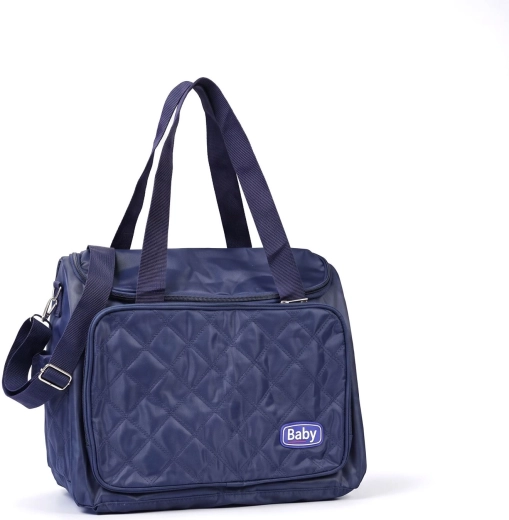 Sac à langer bleu marine