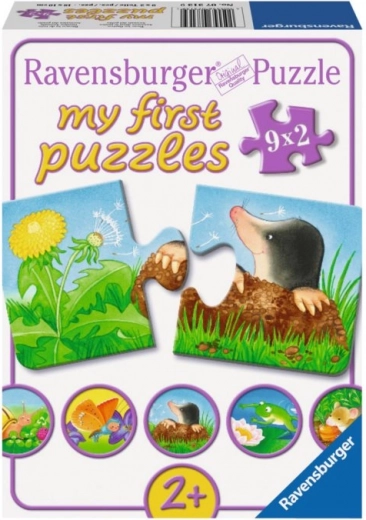 RAVENSBURGER Mon premier puzzle Les petits animaux du jardin 9x2 pièces