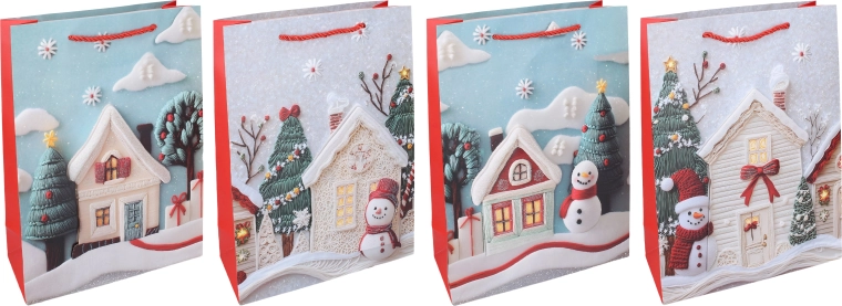 Sac cadeau de Noël M - 1 pièce