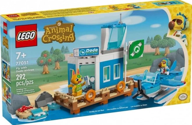 LEGO Animal Crossing Let’s DODO Airlines – aéroport avec hydravion