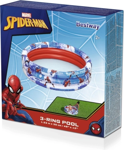 Piscine gonflable à trois anneaux MARVEL SPIDER-MAN 122 × 30 cm