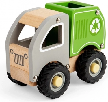 Camion de recyclage en bois pour enfants