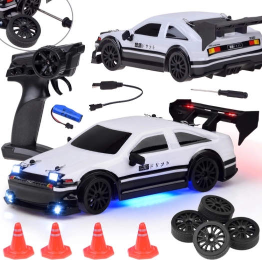 Voiture de sport télécommandée 4x4 avec fonction drift 1:24