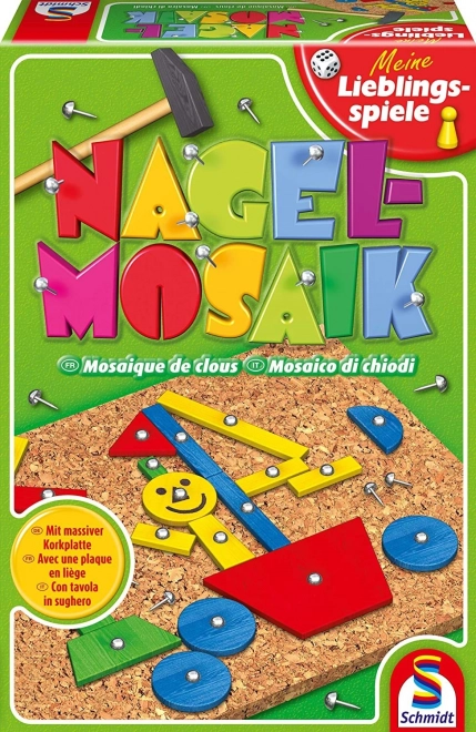 Schmidt jeu avec marteau – mosaïque créative en liège pour enfants