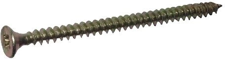Vis universelles à filetage total 5 × 40 mm zinc jaune (500 pcs)