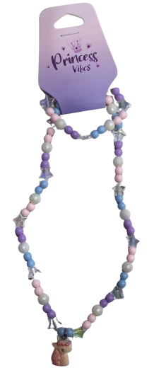 Ensemble de bijoux Pink licorne – collier et bracelet