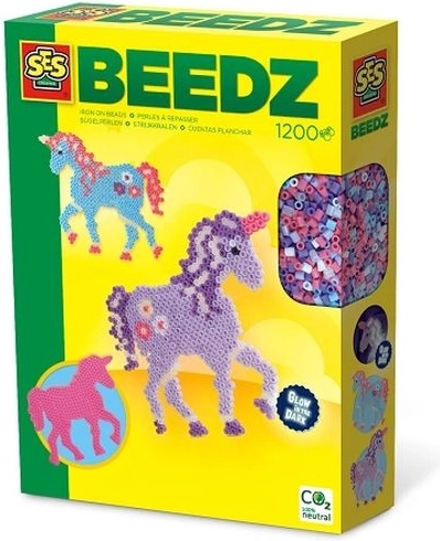 SES Creative Beedz perles à repasser – chevaux fantastiques et licornes (1200 pcs)